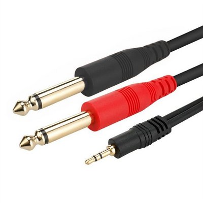 ��� ����� PL 3.5 ������ ��� - 2x PL 6.35 ���� ��� ���� 3 ���