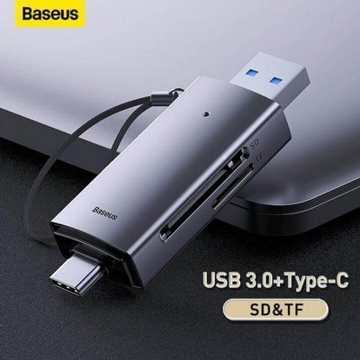 ���� ������� ���� TYPE C / USB3.0 - ����� SD �- SD -  �� BASEUS