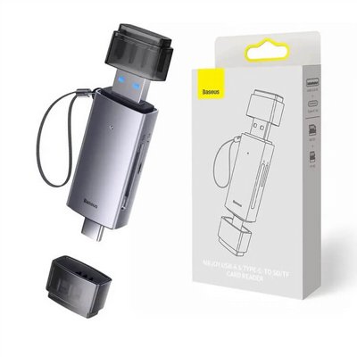 ���� ������� ���� TYPE C / USB3.0 - ����� SD �- SD -  �� BASEUS