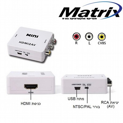 ���� ���� �- HDMI �- AV / RCA 