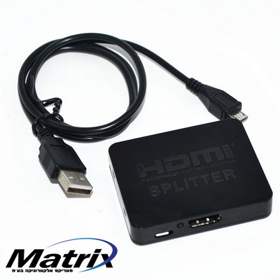 ���� HDMI �-2 ������ (SPLITTER) ���� �1080P 3D �- 4K ULTRA HD 