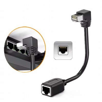 ���� ��� RJ45 ������ 90� ���� ��� CAT6 � ��� �����