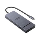 ���� ����� UGREEN ������ USB TYPE C -10 in 1 - ����  2 ������ 4K 60Hz HDMI,  ����� ��� GIGABIT ETHERNET, ������ USB, ���� �������,  ������ PD