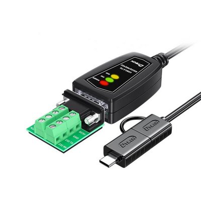 ��� ���� USB-A / USB-C �-RS232, RS422 �-RS485 ����� 1.5 ��� DTECH IOT5068A