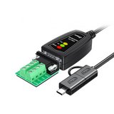 ��� ���� USB-A / USB-C �-RS232, RS422 �-RS485 ����� 1.5 ��� DTECH IOT5068A
