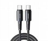 כבל USB PD 5A 240W Type-C - אורך 2 מטר - לטעינה עד 240W כבל USB PD 5A 240W Type-C - אורך 2 מטר - לטעינה עד 240W