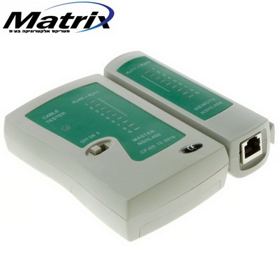���� ���� RJ45 RJ11 - ��� ������ - NETWORK CABLE TESTER