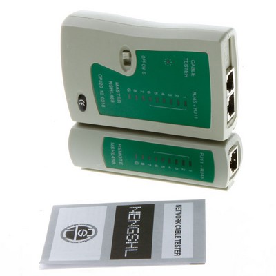 ���� ���� RJ45 RJ11 - ��� ������ - NETWORK CABLE TESTER