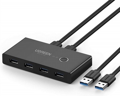 ��� ���� KVM USB 3.0 SWITCH - ������ ����� USB ��� 2 ������