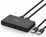 ��� ���� KVM USB 3.0 SWITCH - ������ ����� USB ��� 2 ������