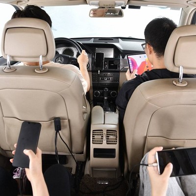 ���� ����� ���� BASEUS �� 4 ������ -  2X TYPE C �  2X USB - ���� ���� 120W