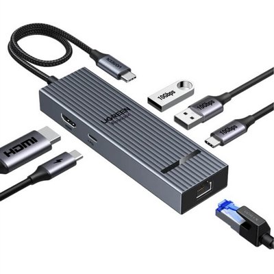 ���� ����� UGREEN Revodok��������  6 �-1 �� ����� USB-C  �� HDMI 4K 60Hz, ��� �����, ������ USB ������ PD