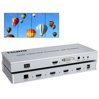 ��� ��� ����� HDMI / DVI ��4 ����� �� ����� ��Rotation ������ ����� HDMI 2X2 VIDEO WALL CONTROLLER