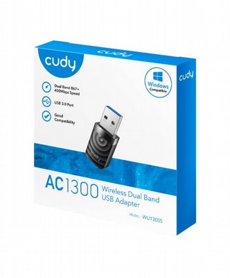 ���� ��� ������ CUDY WU1300S Wireless Dual-Band Mini USB 3.0