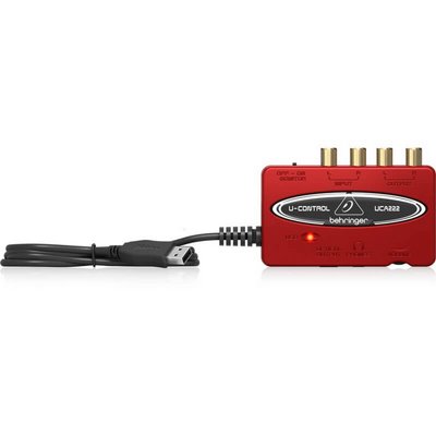 ����� ��� ������ USB �Behringer U-CONTROL UCA222 �� ����� ������ RCA