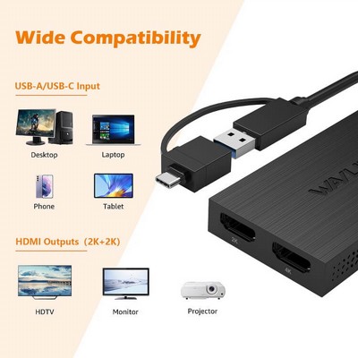 ���� TYPE C/USB3 � 2 ���� HDMI - ����� �������� � MACBOOK ���� M1/M2
